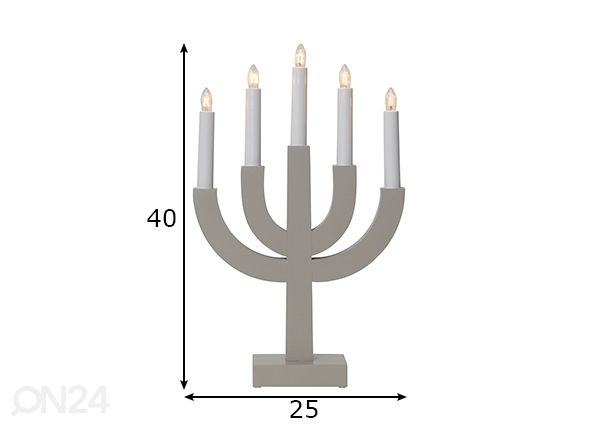 Kynttelikkö Selma mitat