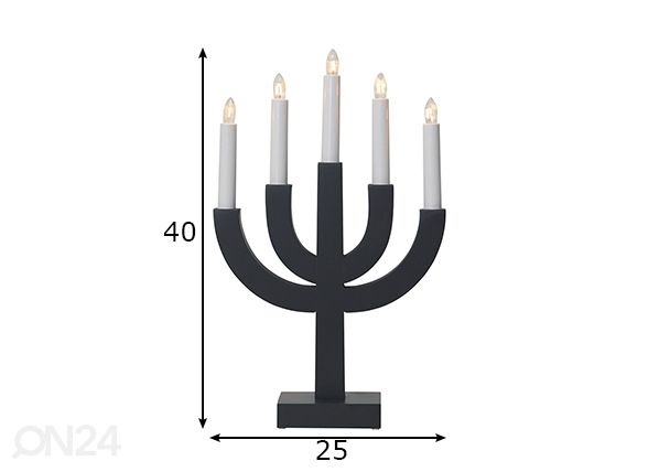 Kynttelikkö Selma mitat