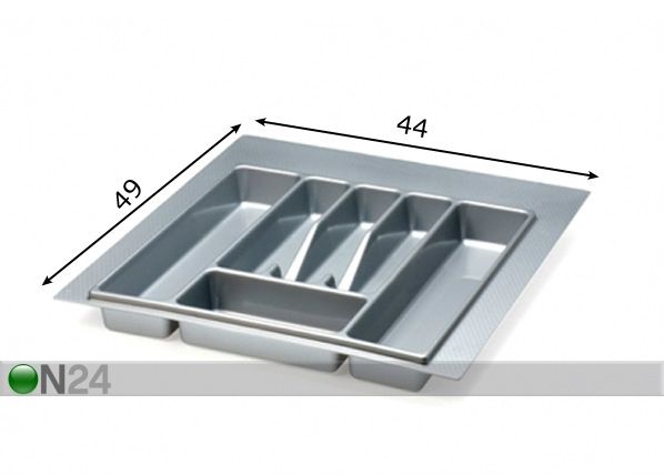 Laatikon sisusta 50 cm laatikkoon mitat