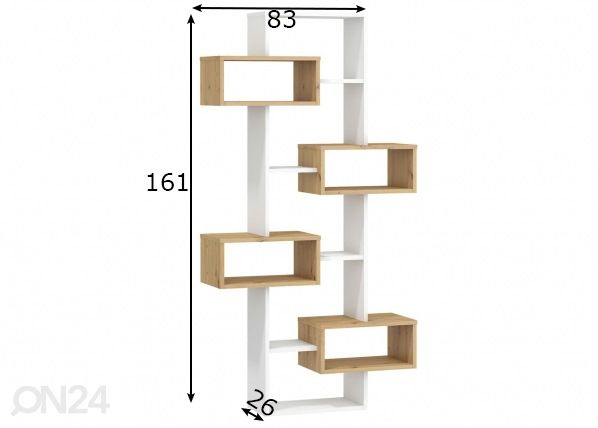 Lattiahylly 83 cm mitat