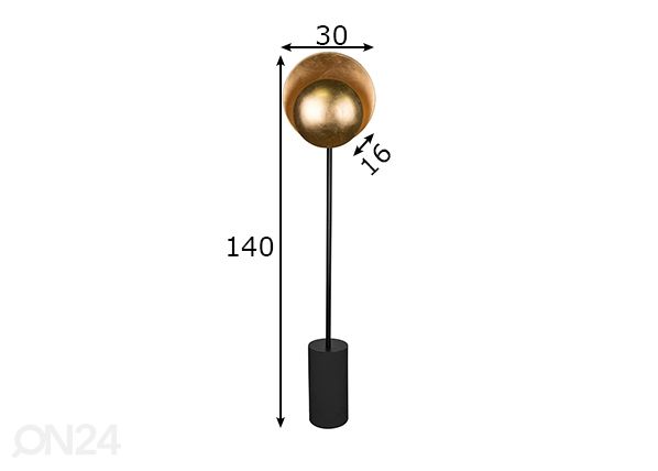 Lattiavalaisin Orbit mitat