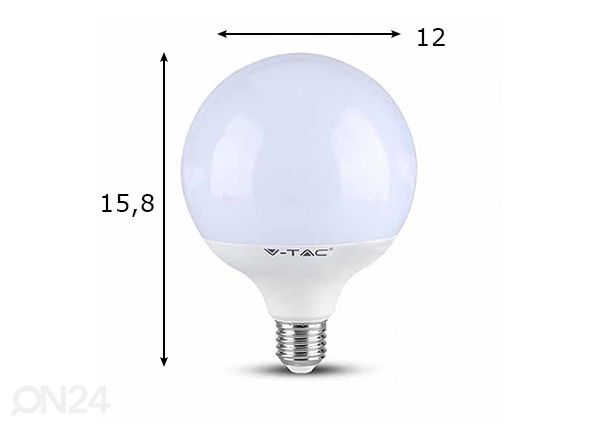 LED-lamppu 13 W E27, 2 kpl