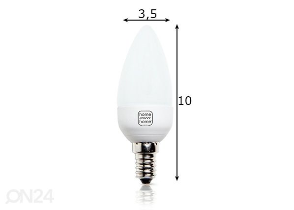 LED-lamppu Candle, E14, 3,2W mitat