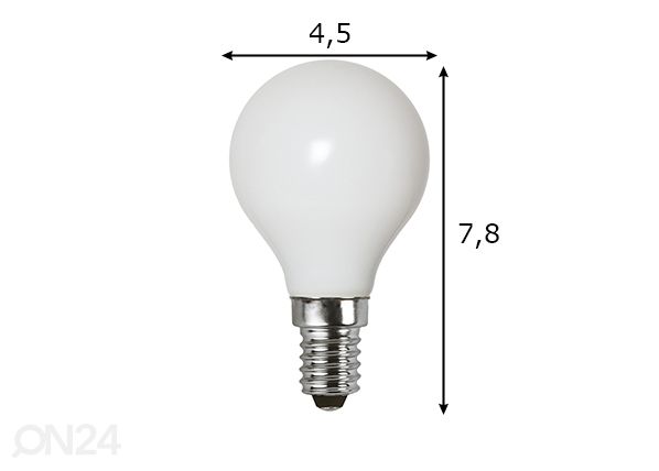 LED-lamppu E14 5W mitat