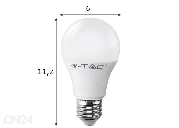LED lamppu E27 9 W 3 kpl mitat