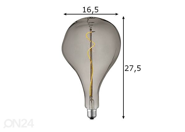 LED-lamppu FLEX, E27, 3W mitat