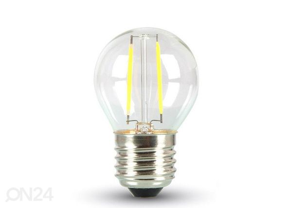 LED lamppu hehkulangalla E27 2 W 3 kpl