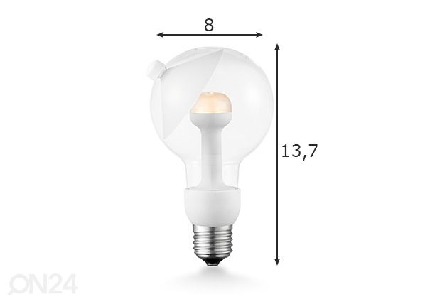 LED lamppu Move Me Cone, E27, 3W mitat