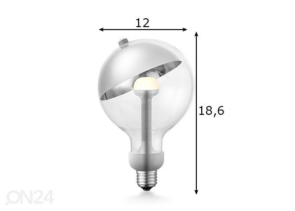 LED lamppu Move Me sphere, E27, 5,5W