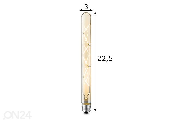 LED-lamppu Totem, E27, 5W mitat