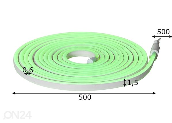 LED -valonauha Flatneonled mitat