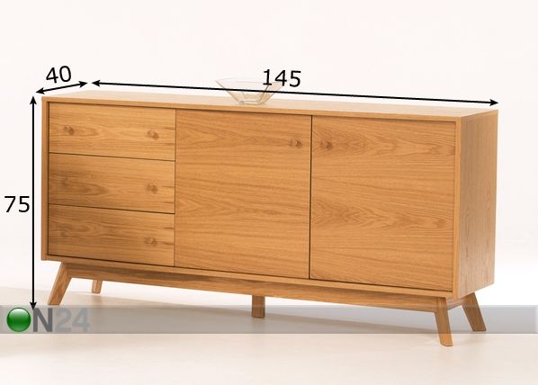 Lipasto KENSAL SIDEBOARD MEDIUM mitat