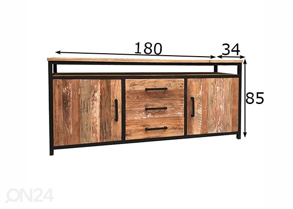 Lipasto Montreal 180 cm mitat