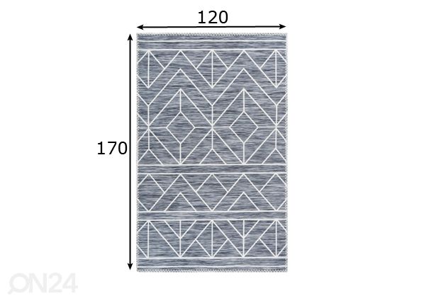 Matto 120x170 cm mitat