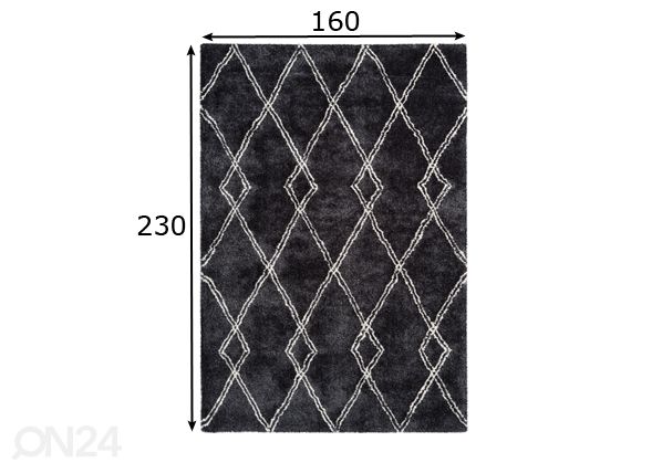 Matto 160x230 cm mitat