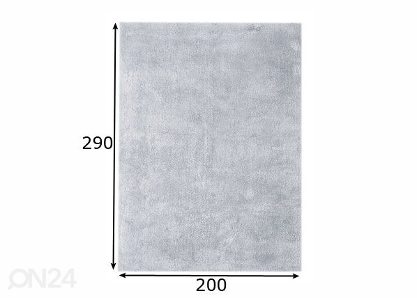 Matto 200x290 cm mitat