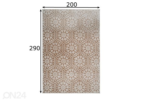 Matto 200x290 cm mitat