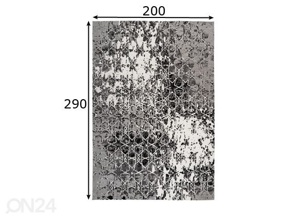 Matto 200x290 cm mitat