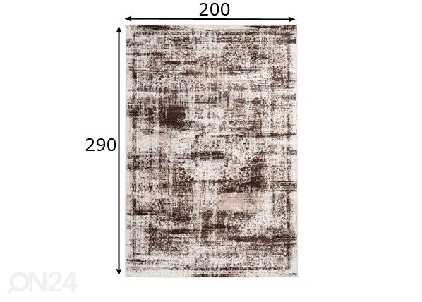 Matto 200x290 cm mitat