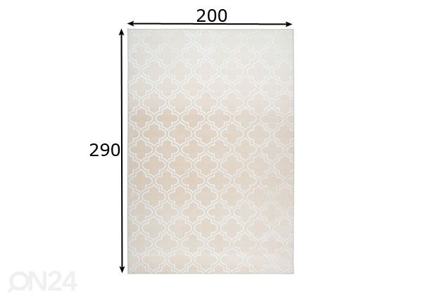 Matto 200x290 cm mitat