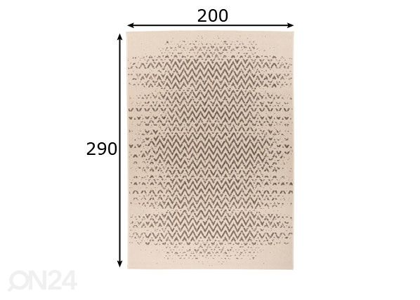 Matto 200x290 cm mitat