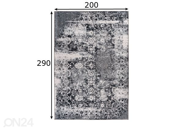 Matto 200x290 cm mitat