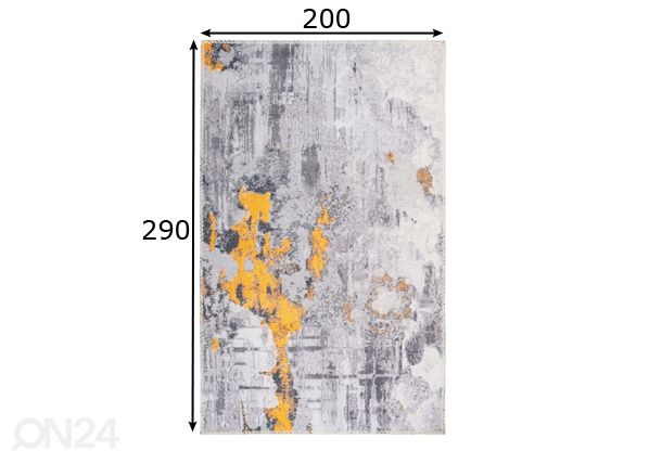 Matto 200x290 cm mitat