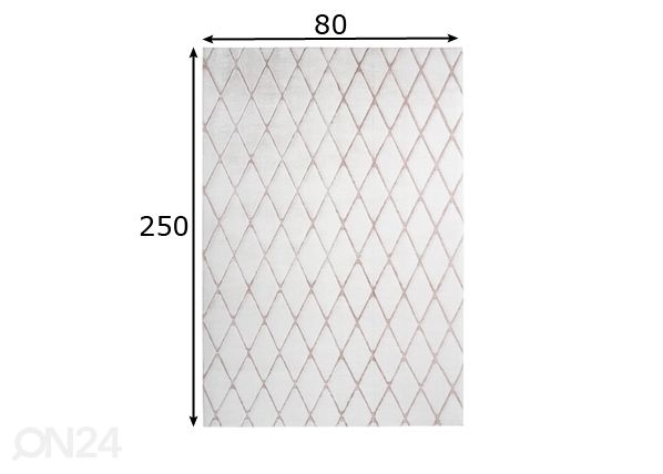 Matto 80x250 cm mitat