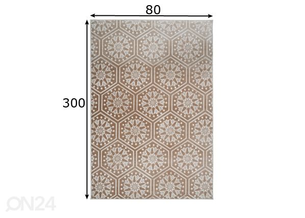 Matto 80x300 cm mitat