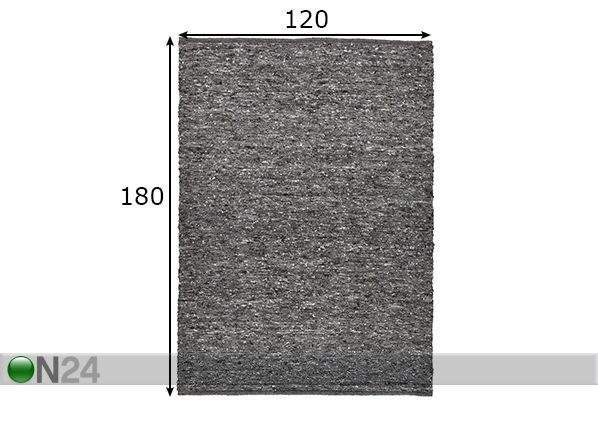 Matto Alm Glück 120x180 cm mitat