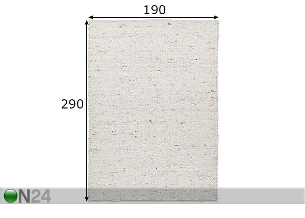 Matto Alm Glück 190x290 cm mitat