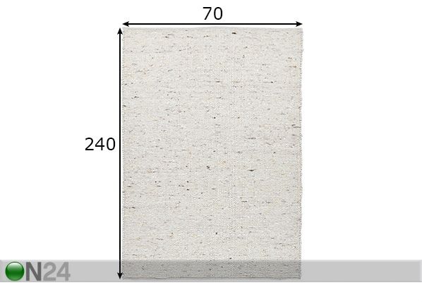 Matto Alm Glück 70x240 cm mitat