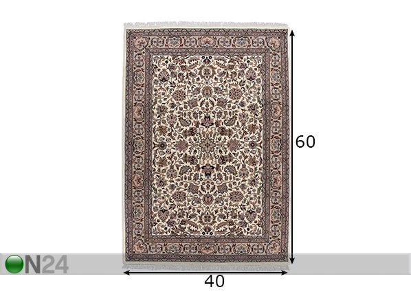 Matto Benares Isfahan 40x60 cm mitat