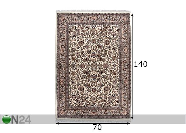 Matto Benares Isfahan 70x140 cm mitat