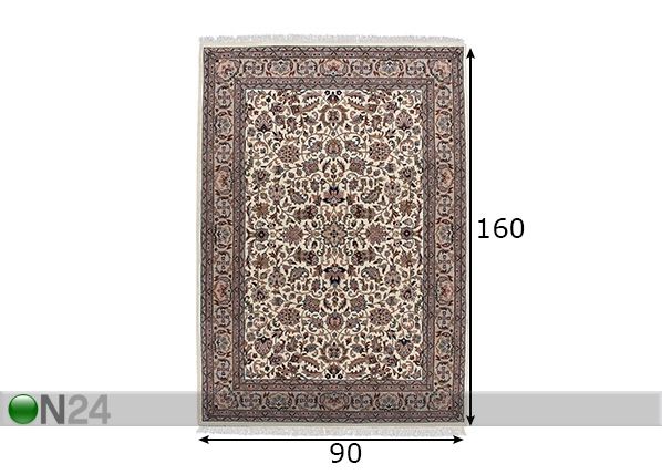 Matto Benares Isfahan 90x160 cm mitat