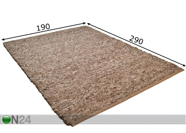 Matto Berberina Super 190x290 cm mitat