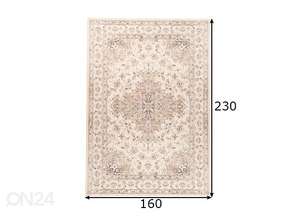 Matto Cecilia 160x230 cm mitat