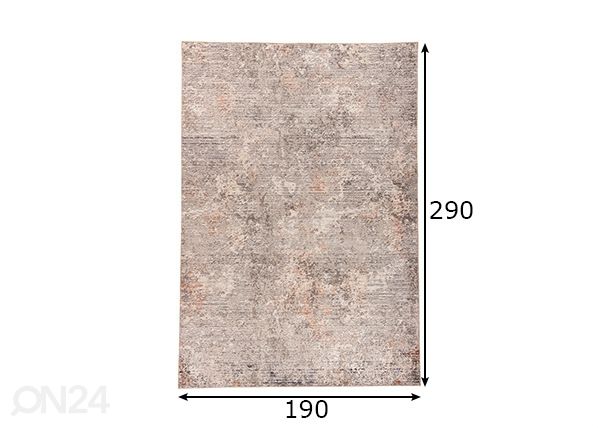 Matto Cecilia 190x290 cm mitat