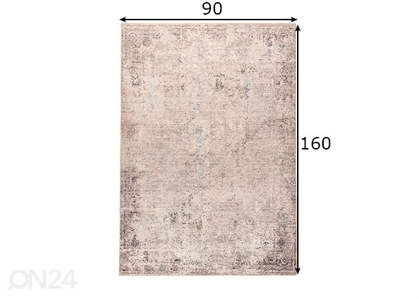 Matto Cecilia 90x160 cm mitat