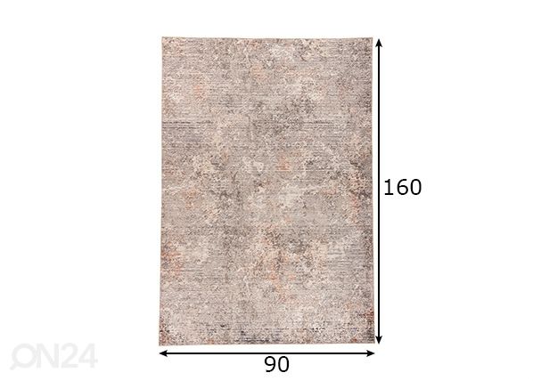 Matto Cecilia 90x160 cm mitat