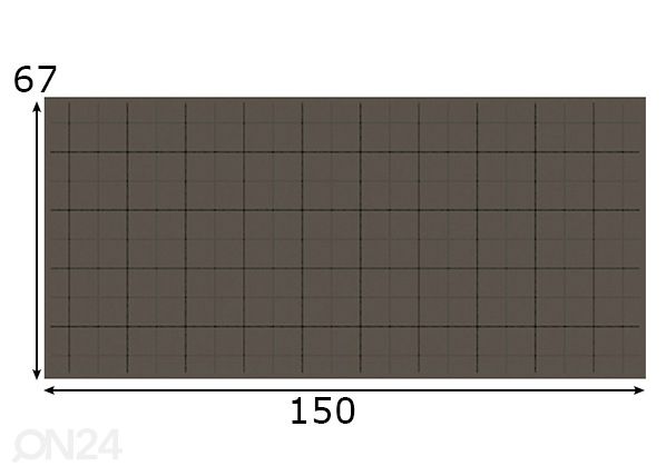 Matto Classic Blocks 67x150 cm mitat