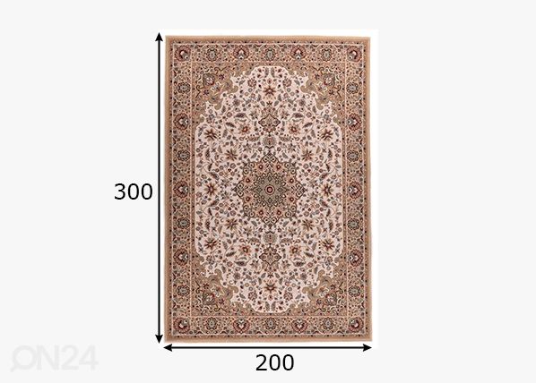 Matto Dolna, 200x300 cm beige mitat