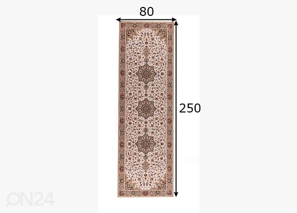 Matto Dolna, 80x250 cm beige mitat