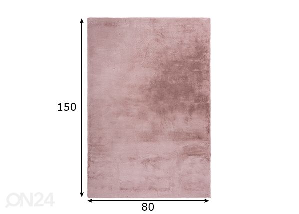 Matto Emotion Pastel Pink 80x150 cm mitat