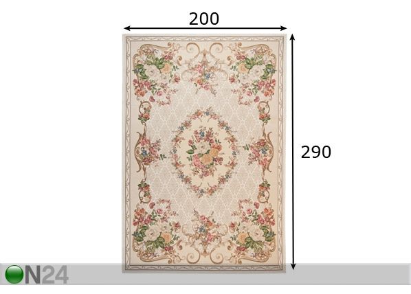 Matto FLOMI FLORENCE 200x290 cm mitat