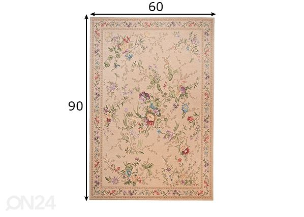 Matto Flomi Sagrini 60x90 cm mitat