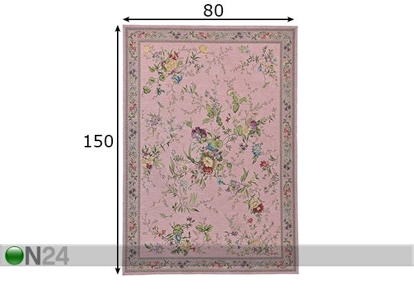 Matto Flomi Sagrini 80x150 cm mitat