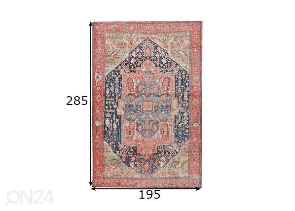 Matto Funky Orient Heriz 195x285 cm mitat