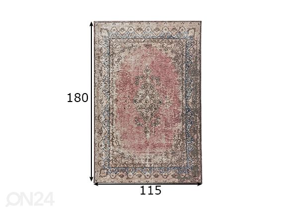 Matto Funky Orient Keshan 115x180 cm mitat