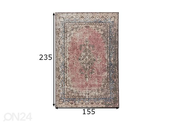 Matto Funky Orient Keshan 155x235 cm mitat